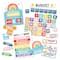 Hadley Designs Rainbow Circle Time Bulletin Board Calendar for Classroom Wall Set